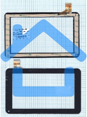 Сенсорное стекло (тачскрин) CZY6632A01-FPC, черное