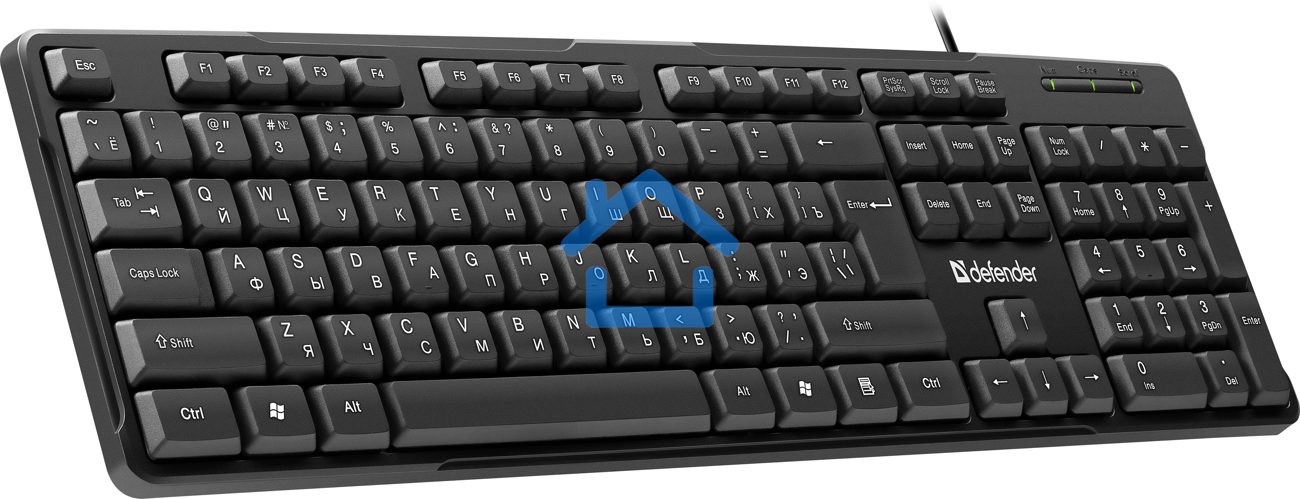Клавиатура Defender Next HB-440 RU проводная, USB, черный