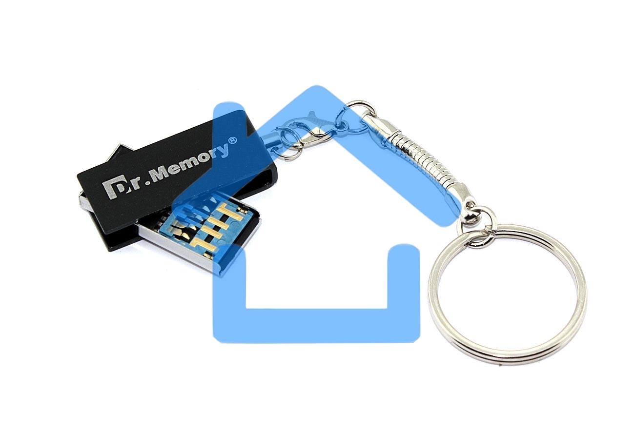 Флешка USB R/W Dr. Memory 005 4Гб, USB 3.0, серебристый