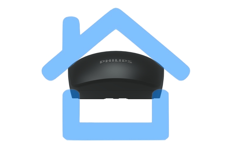 Мышь беспроводная Philips SPK7315 черный, 1600 dpi, радиоканал, USB, кнопки - 3