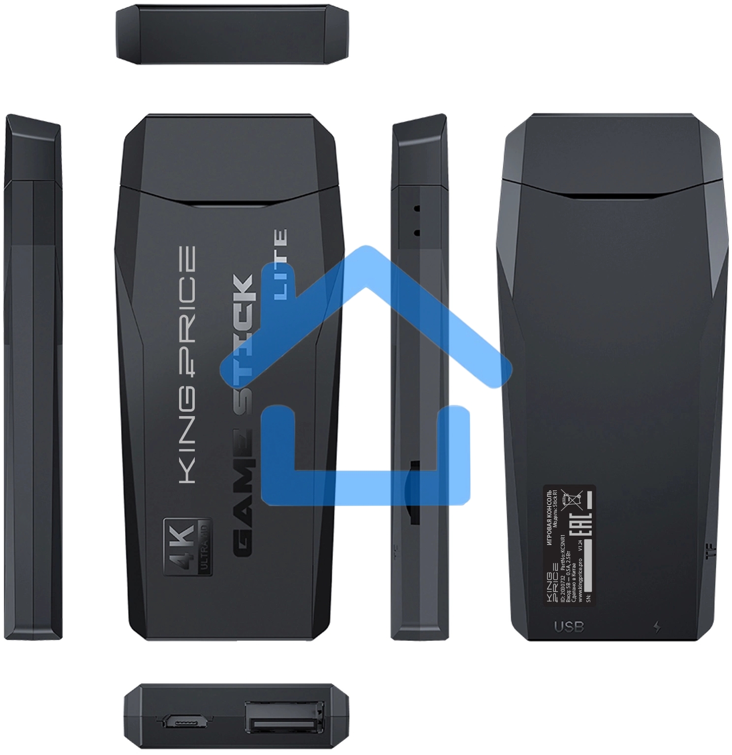 Игровая консоль KingPrice Stick R1 черный