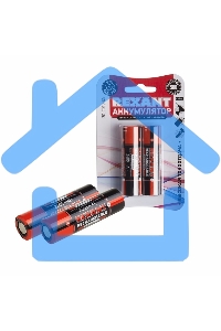 Аккумулятор 18650 unprotected Li-ion 2400 mAH 3.7 В Rexant