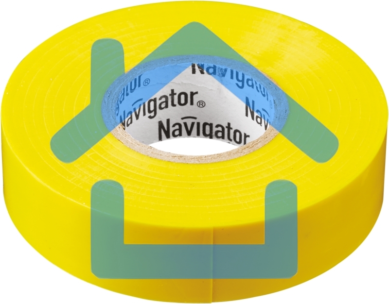 Изолента ПВХ 19мм (рул.20м) жел. NIT-A19-20/Y Navigator 71112