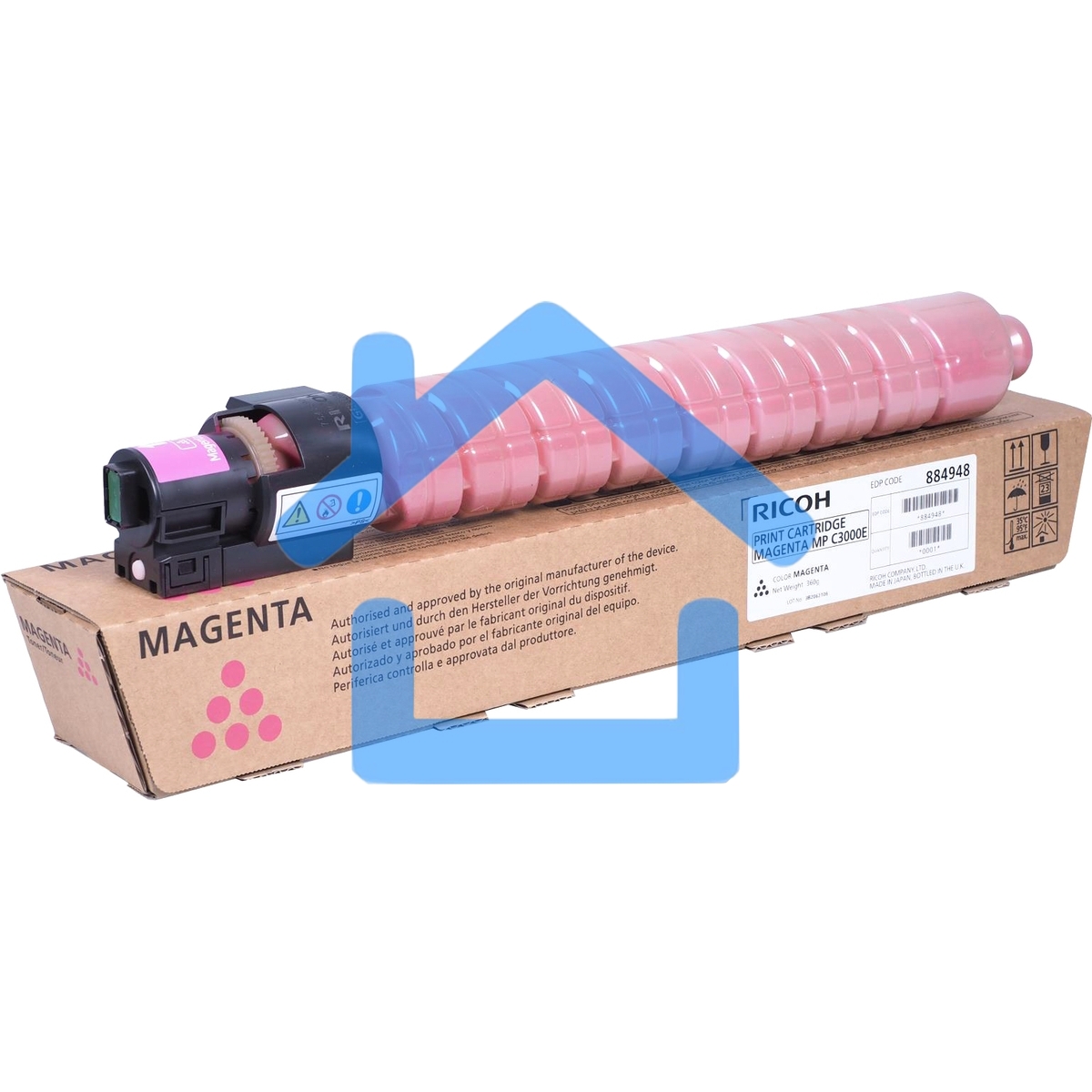 Картридж лазерный Ricoh Aficio MP C2000/C2500/C3000 малиновый, type MPC3000E (15K)