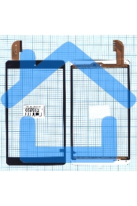 Сенсорное стекло (тачскрин) FPCA-80A36-V02, черное