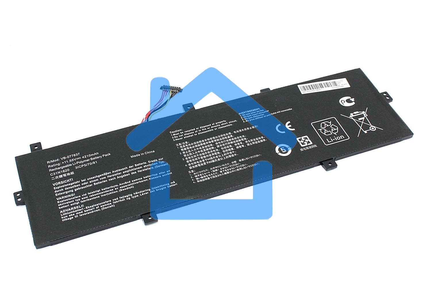 Аккумуляторная батарея для ноутбука Asus UX430 11.55V 3400mAh OEM