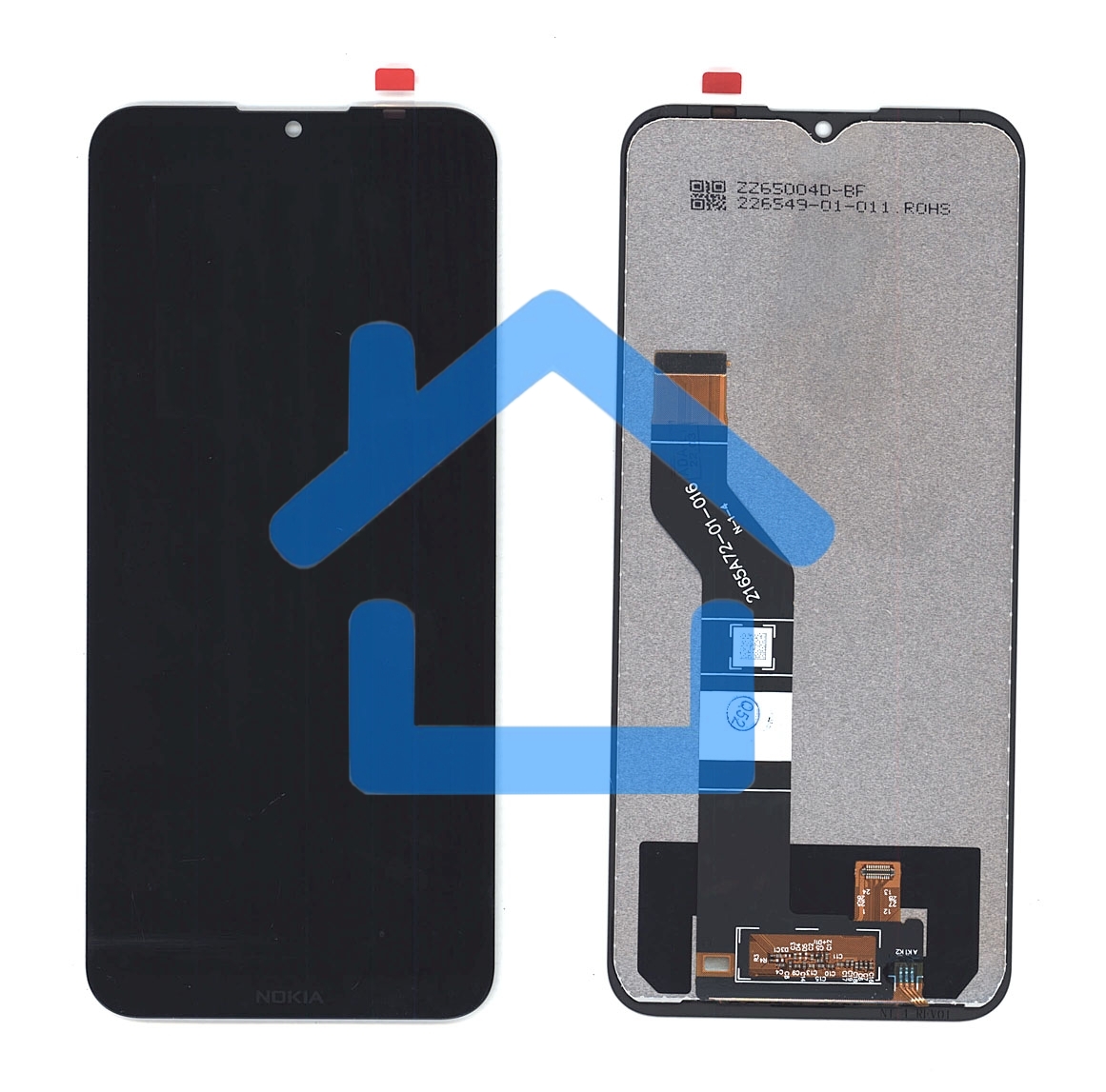 Дисплей для Nokia 1.4 черный