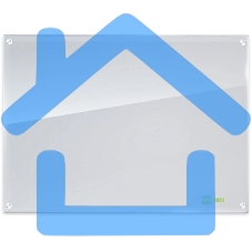 Доска стеклянная Cactus CS-GBD-65X100-WT-TM Сквозное крепление стеклянная белый 65x100см стекло крепления