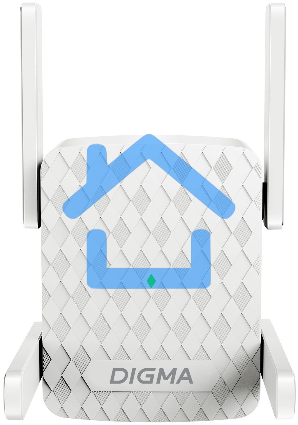 Повторитель беспроводного сигнала Digma D-WR400 AC1200 10/100BASE-TX/Wi-Fi белый