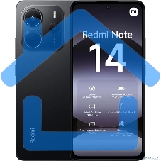 Смартфон Xiaomi Redmi Note 14, 6/128Gb, черный
