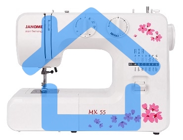 Швейная машина Janome MX 55 белый