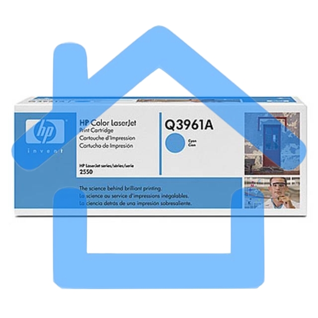 Картридж лазерный HP Color LaserJet Q3961A голубой для Color LaserJet 2550
