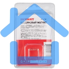 Неодимовый магнитный прямоугольник 10х10х3 мм с зенковкой 6х3,5 мм (упаковка 3 шт.)