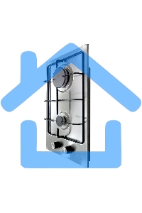 Газовая варочная панель LEX GVS 320 IX1000/3000Вт 2конфорки нерж.сталь