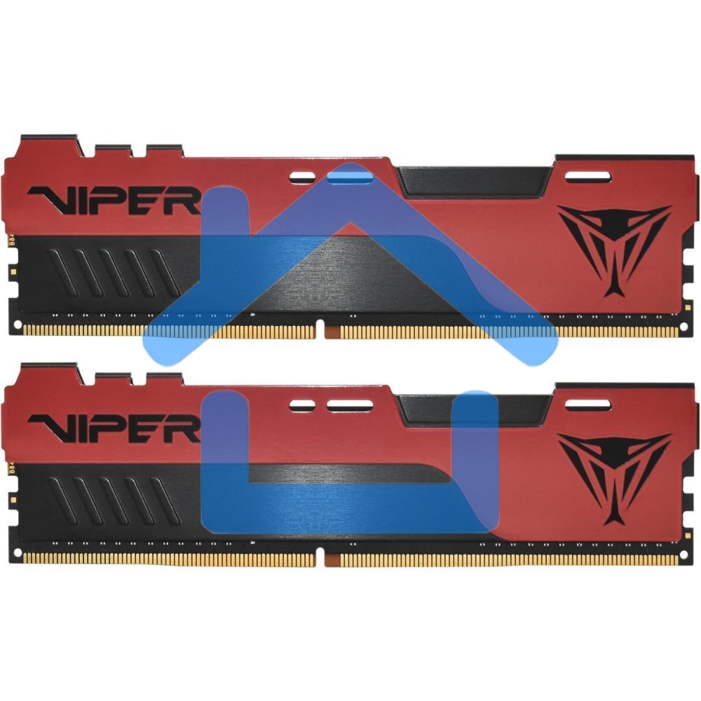 Оперативная память Patriot Viper Elite II, DDR4, 32Gb (2x16 Gb), 3600 MHz, CL20, DIMM, радиатор, красный, черный