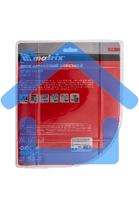 Диск алмазный отрезной Matrix сегментный, 200 х 22,2 мм, сухая резка