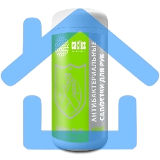 Салфетки влажные Cactus CS-ASHCL100 для рук антибактериальные (100лист.) спиртовые