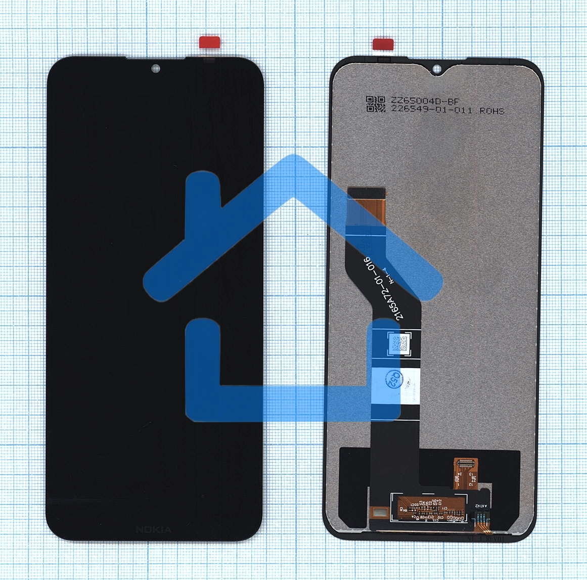 Дисплей для Nokia 1.4 черный