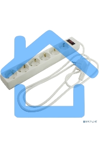 Сетевой фильтр ExeGate EX266866RUS SP-6-1.5W (6 розеток, 1.5м, евровилка, белый)