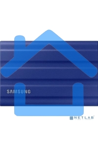 Внешний SSD Samsung T7 Shield, 2TB, USB 3.2 Gen 2 Type-C, R/W 1050/1000, синий