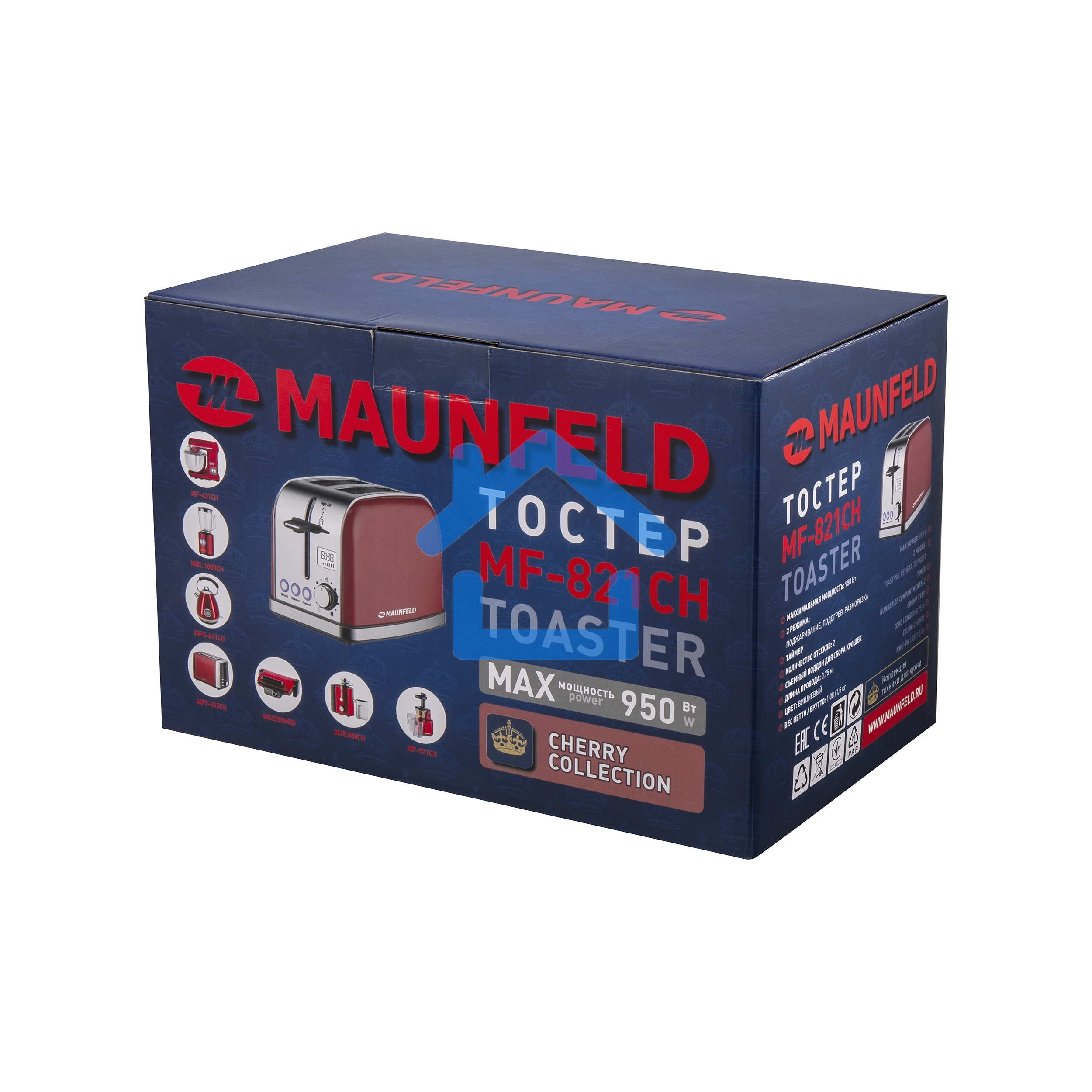 Тостер Maunfeld MF-821CH