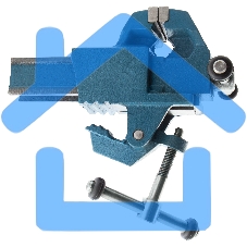 Тиски слесарные, 63 мм, крепление для стола, винтовой зажим (Глазов) Россия