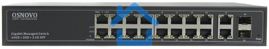 Коммутатор Osnovo SW-71802/L неуправляемый
