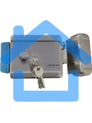 Замок электромеханический Falcon Eye FE-2369 сталь серебристый