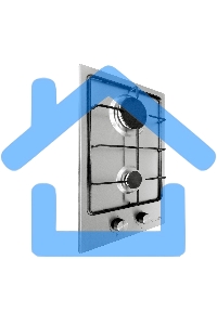 Газовая варочная панель LEX GVS 320 IX1000/3000Вт 2конфорки нерж.сталь