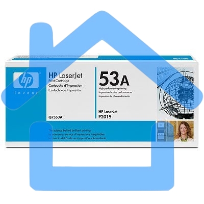 Картридж лазерный HP Q7553A черный для LaserJet P2015 3000 стр.