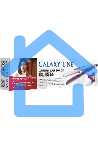 Щипцы для волос Galaxy Line GL 4516, фиолетовый, 45 Вт, максимальная температура 200°С, система ультразвукового распыления воды, съемный резервуар для воды, нагр. элемент с защитой от перегрева, пластины с керам. покрытием, ЖК-дисплей с индикацией темпера
