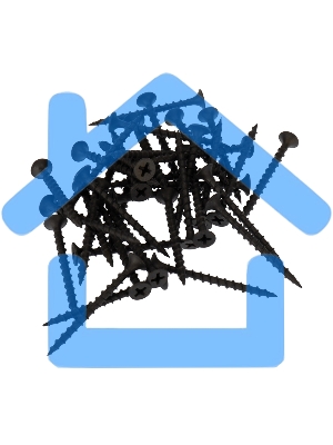 Саморез гипсокартон-дерево KRANZ 3.5х45, пакет (25шт.)