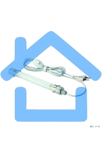 Панель осветительная Rem, с кронштейном серого цвета, 1U, 40х484х35 мм (ВхШхГ), 230V, 19