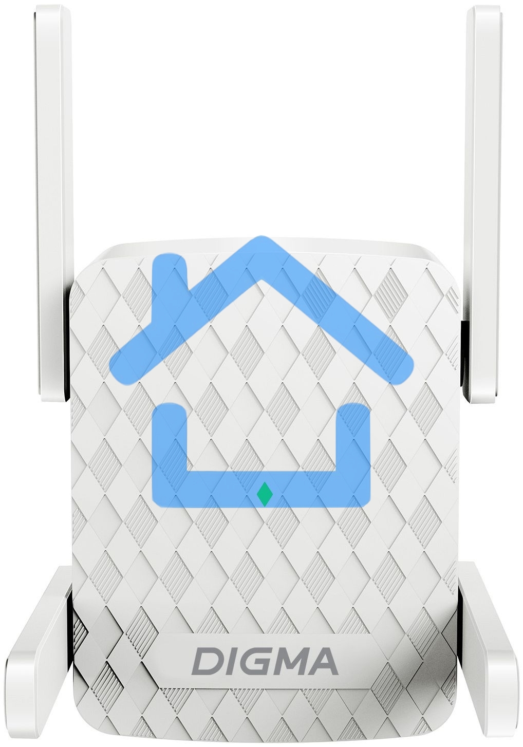 Повторитель беспроводного сигнала Digma D-WR400 AC1200 10/100BASE-TX/Wi-Fi белый