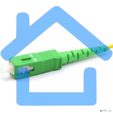 Патч-корд оптический соединительный (SM), 9/125 (OS2), SC/APC-SC/APC, (Simplex), LSZH, 1м