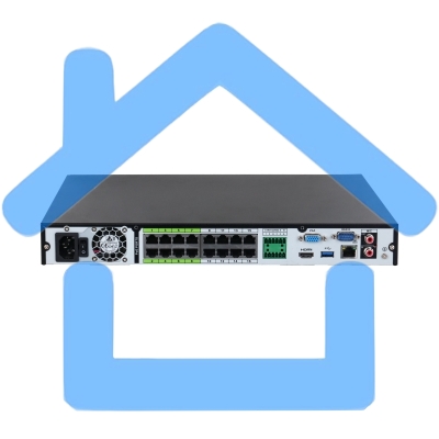 Видеорегистратор Dahua DHI-NVR5216-16P-EI