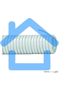 Труба гофрированная ПВХ d40мм с зондом сер. (уп.15м) ИЭК CTG20-40-K41-015I