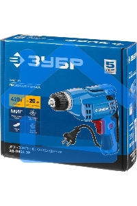 Дрель безударная ЗУБР Профессионал ЗД-П421 ЭР