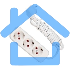 Удлинитель 3х3м с заземл. 16А IP20 Lezard 720-0303-301