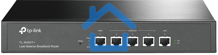 Маршрутизатор TP-Link SMB TL-R480T+ Роутер для ср.бизнеса 1WAN+4LAN 10/100Mb/s,Intel IXP 266MHz, Firewall,NAT,VPN