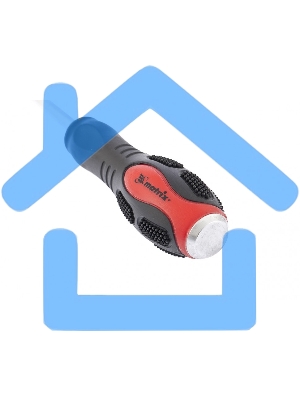 Отвертка Matrix Ударная, PH2x100 мм, двух-компонентная рукоятка, CrV