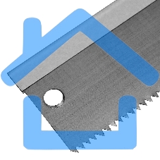 Стусло пластиковое 300х65 мм, пила 300 мм Sparta