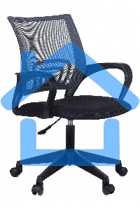 Кресло компьютерное Бюрократ CH-695NLT темно-серый TW-04 сиденье черный TW-11, сетка/ткань, крестовина пластик