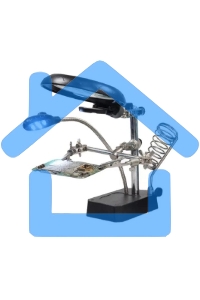 Лупа с держателем платы для пайки Kaisi TE-800