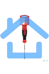 Отвертка шлицевая SL 3х75 мм, трехкомпонентная рукоятка сталь, S2 Rexant