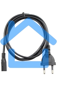 Кабель для аудио-видео техники IEC-320-C7--розетка 220V, 2-pin, 1,8м, медь, VCOM