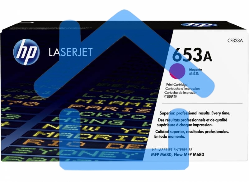 Тонер Картридж HP 653A CF323A пурпурный для HP MFP M680/Flow MFP M680 (16000стр.)
