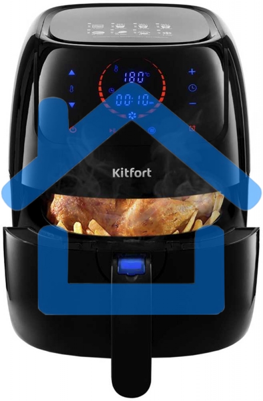 Аэрогриль Kitfort KT-2210 1400Вт черный