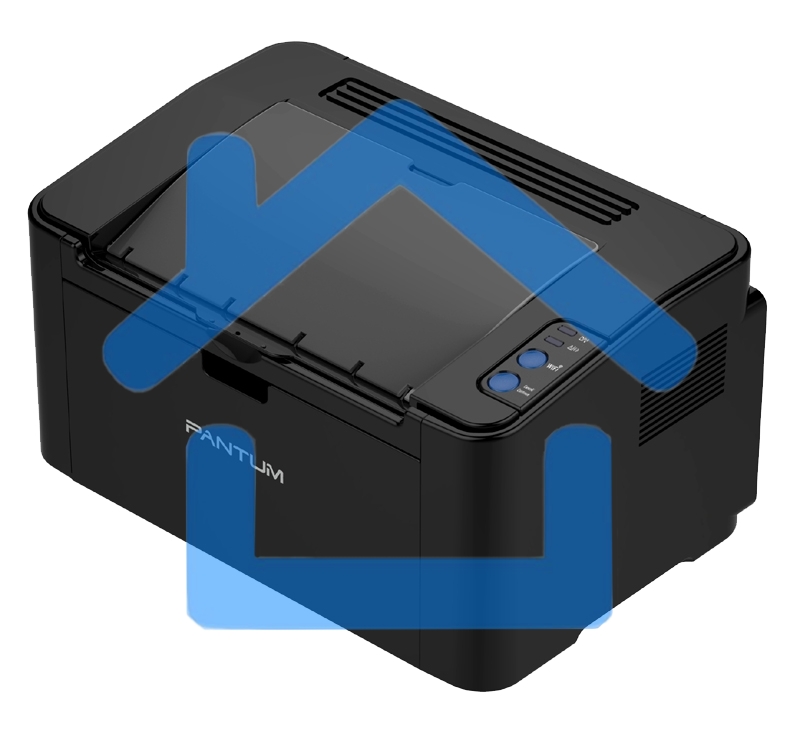 Принтер лазерный Pantum P2500W, А4, ч/б, печ. до 22 стр/мин, 1200x1200 dpi, USB, Wi-Fi