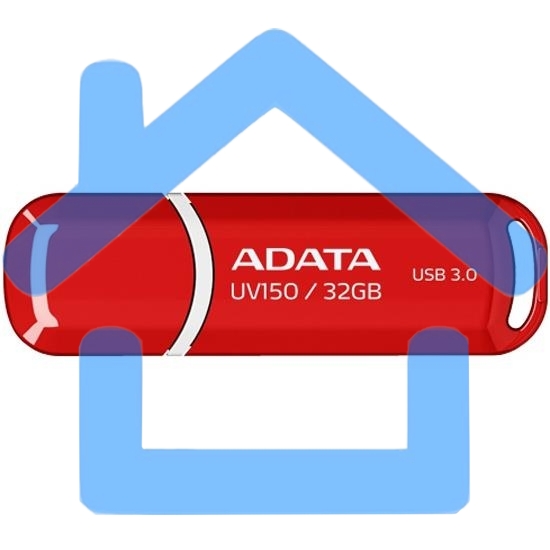 Флешка USB R/W ADATA Flash Drive 32Gb UV150 AUV150-32G-RRD USB3.0, Red